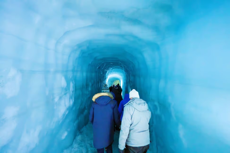 From Húsafell: Into the Glacier Ice Cave Adventure